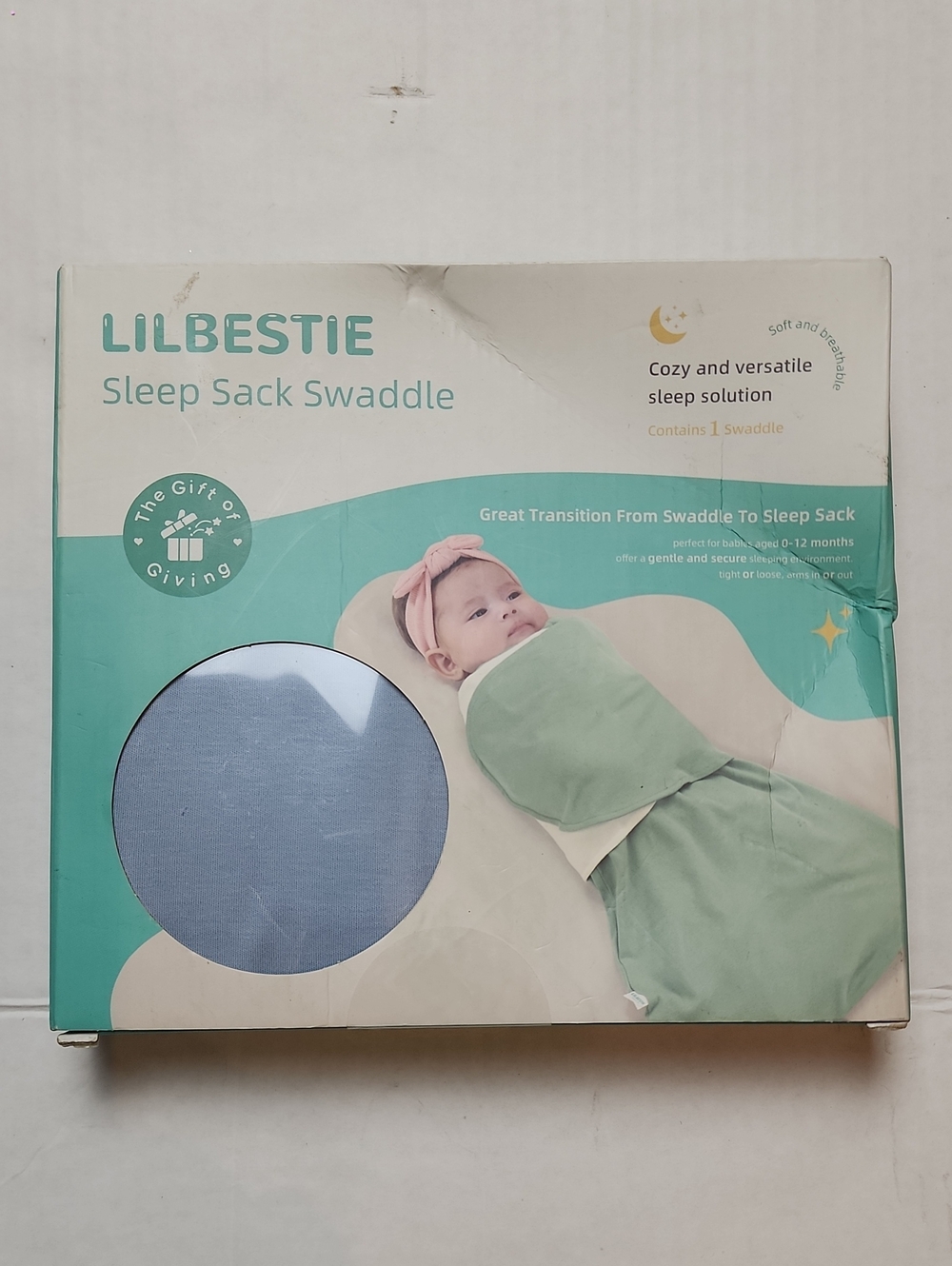 Blue Sleep Sack Swaddle for Baby